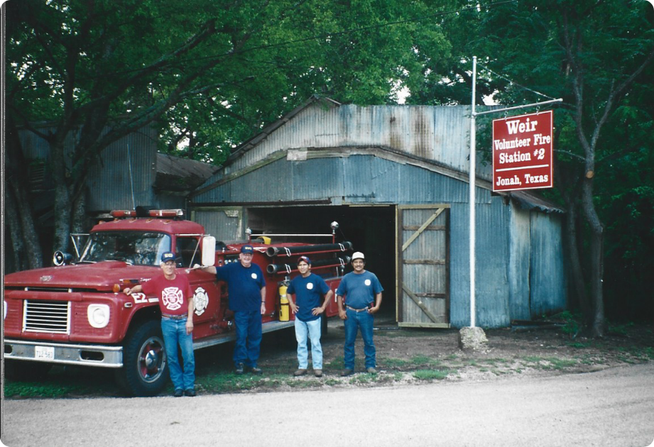 1.4 VINTAGE PHOTO OF WEIR VOLUNTEER FIRE DEPT